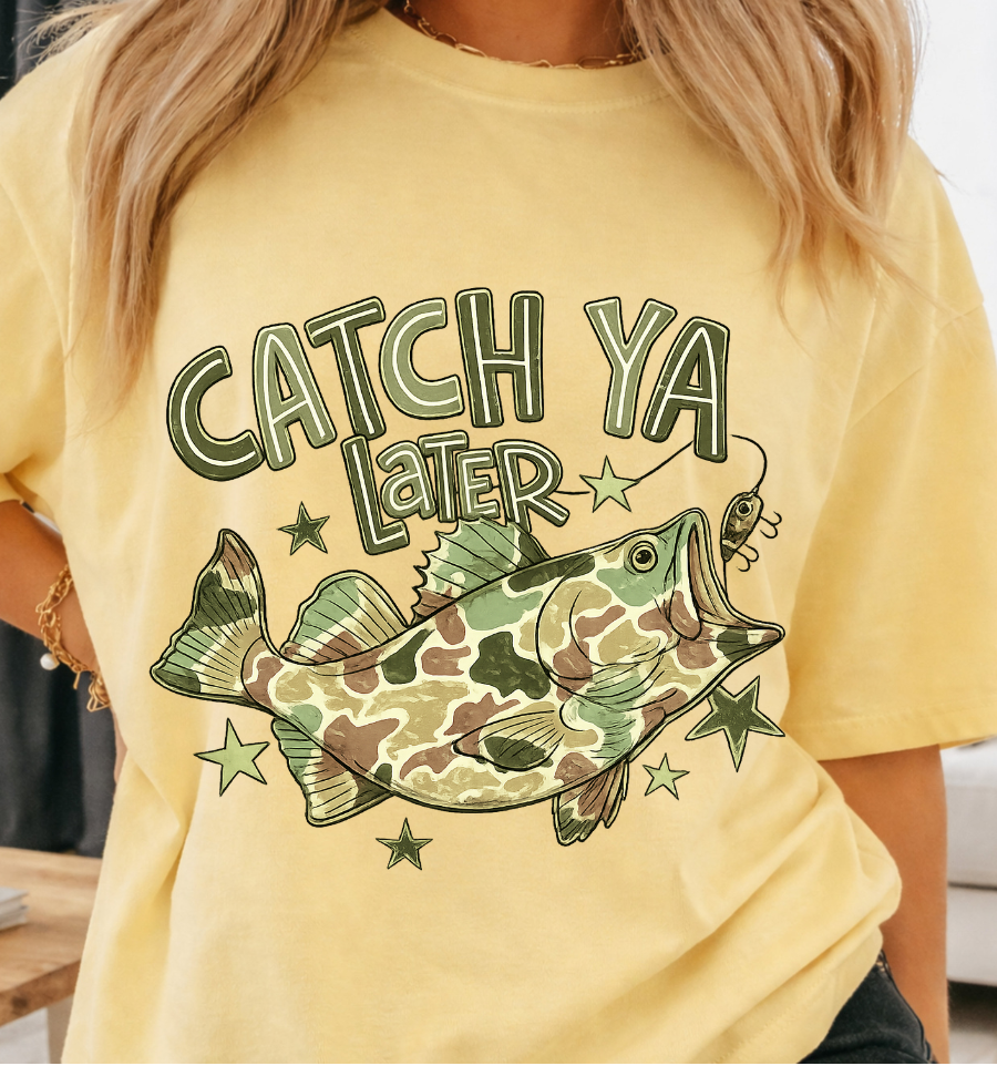 Catch Ya Later Camo Fish