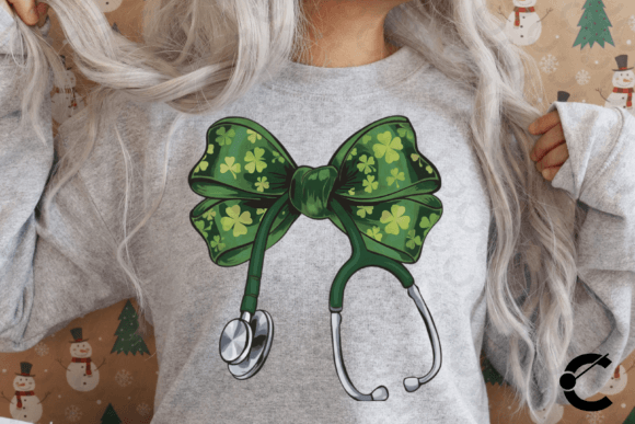 Nurse Bow Saint Patty